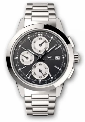 IWC Ingenieur Chronograph Custom Stainless Steel / Black-Silver-Black / Bracelet IW3808-BX (IW3808BX)